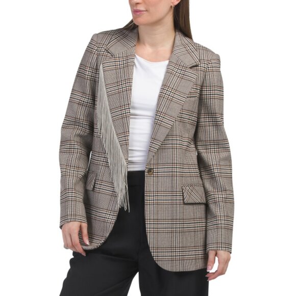 TANYA TAYLOR toffee Lewis Jacket